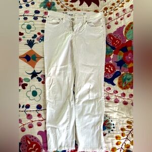 JCrew slim boyfriend white Jean like new.